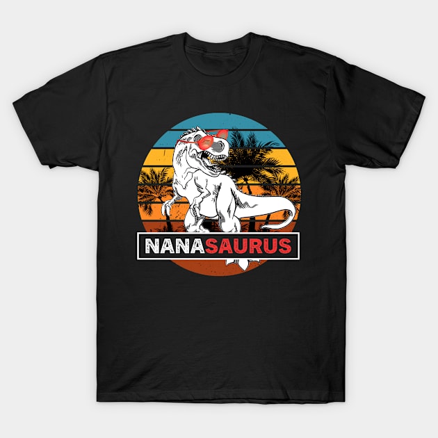 Nanasaurus T shirt Fathers Day Gifts T rex Daddy Saurus Men T-Shirt by Hound mom